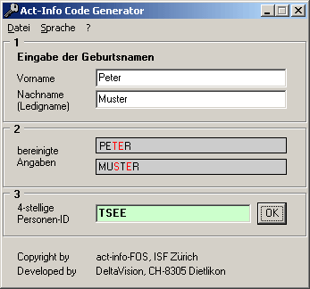 Act-Info Code Generator
