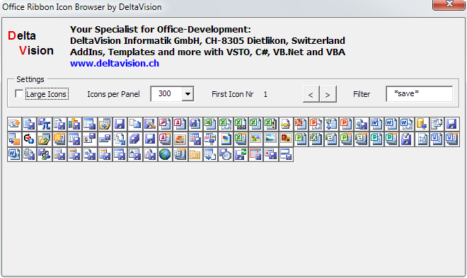 Office Ribbon Icon Finder